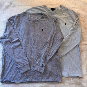 POLO By Ralph Lauren 2 Pack Grey Men's XL Long-sleeve - Good Condition